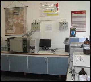 Laboratório de apoio.